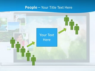 A Computer Screen With A Bunch Of Pictures On It PowerPoint Template
