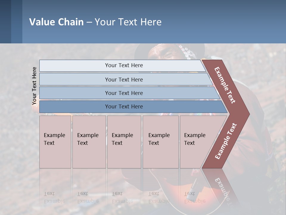 A Man With A Guitar On A Mountain Top PowerPoint Template
