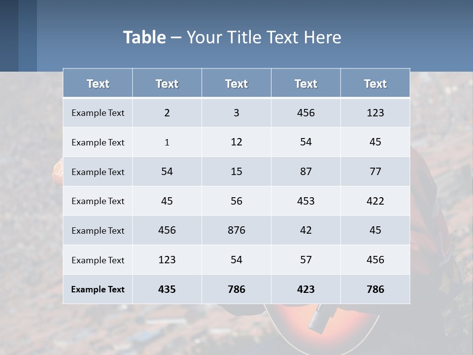 A Man With A Guitar On A Mountain Top PowerPoint Template