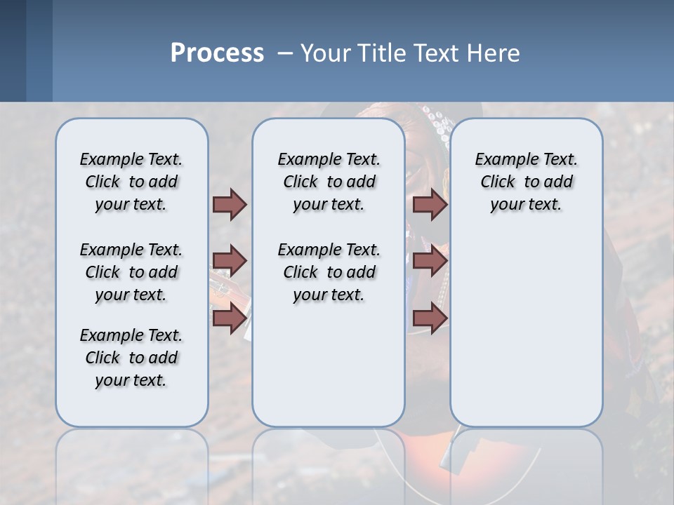 A Man With A Guitar On A Mountain Top PowerPoint Template