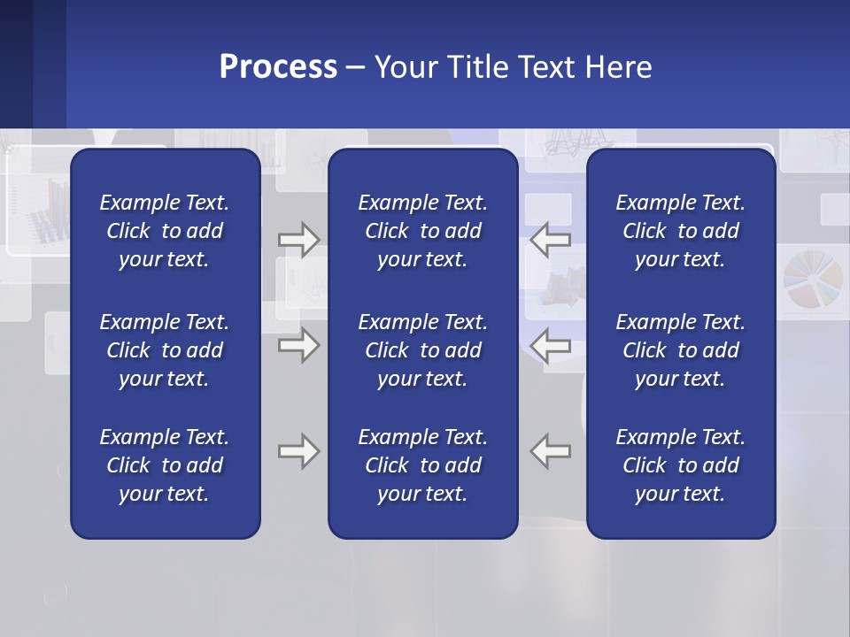 A Man In A Business Suit Touching A Screen With His Finger PowerPoint Template