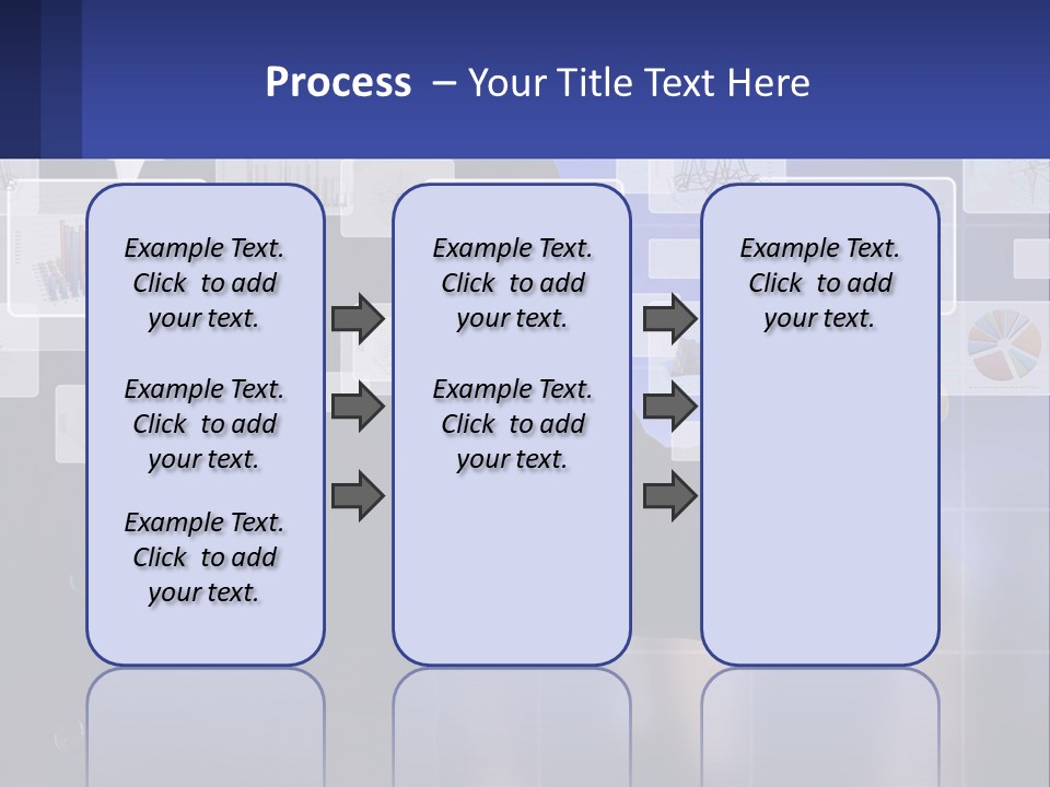 A Man In A Business Suit Touching A Screen With His Finger PowerPoint Template