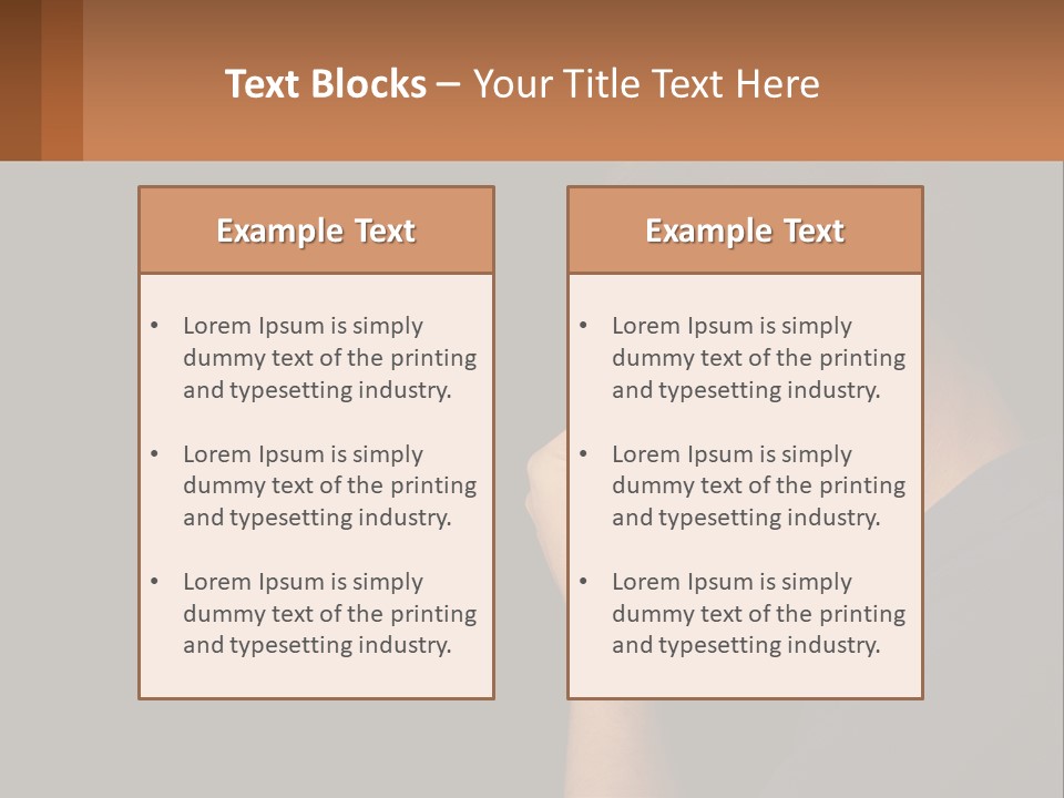 A Man Holding His Hand To His Face PowerPoint Template