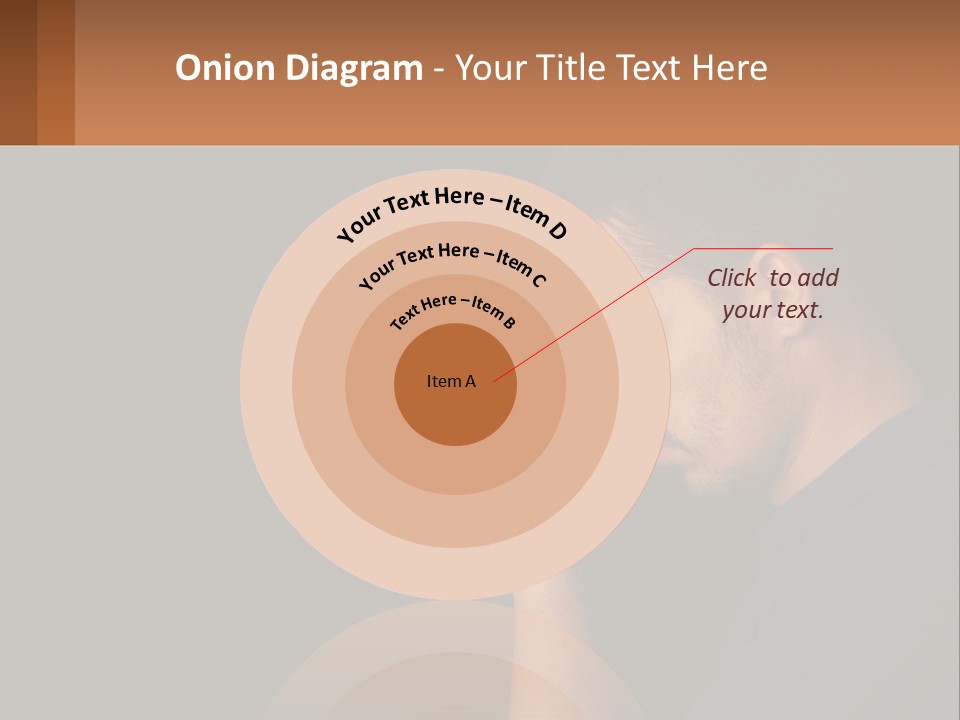 A Man Holding His Hand To His Face PowerPoint Template