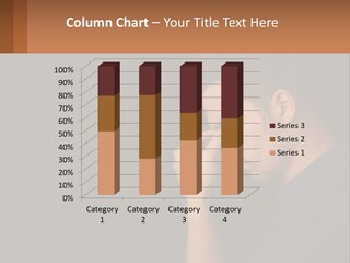 A Man Holding His Hand To His Face PowerPoint Template