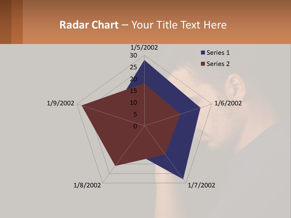 A Man Holding His Hand To His Face PowerPoint Template