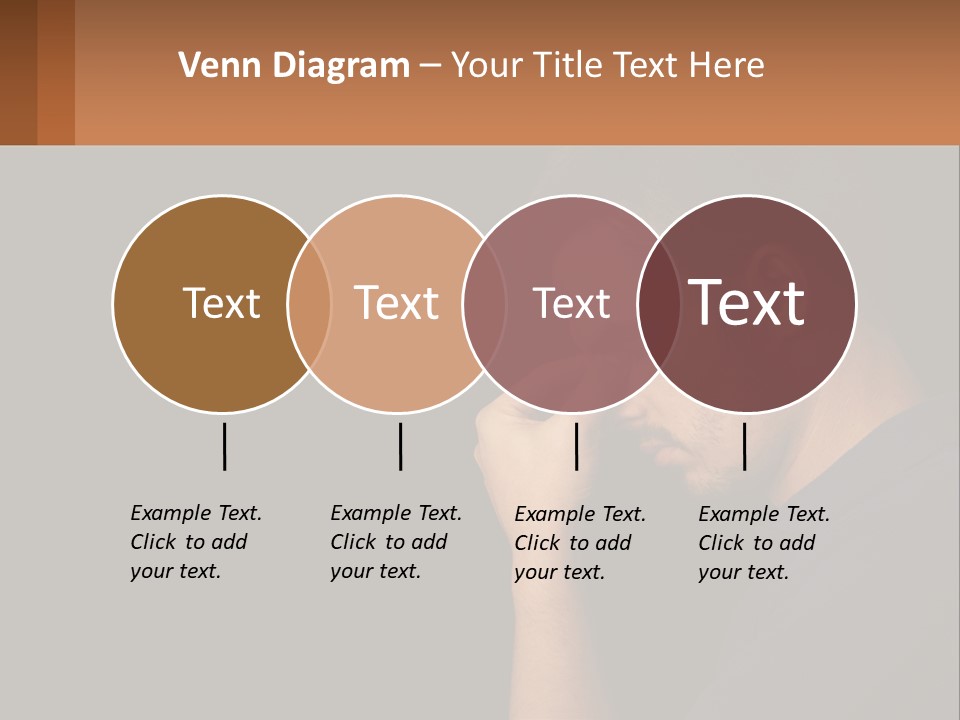 A Man Holding His Hand To His Face PowerPoint Template