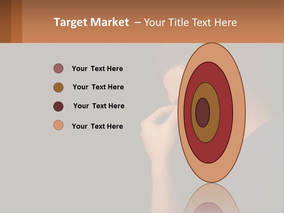 A Man Holding His Hand To His Face PowerPoint Template