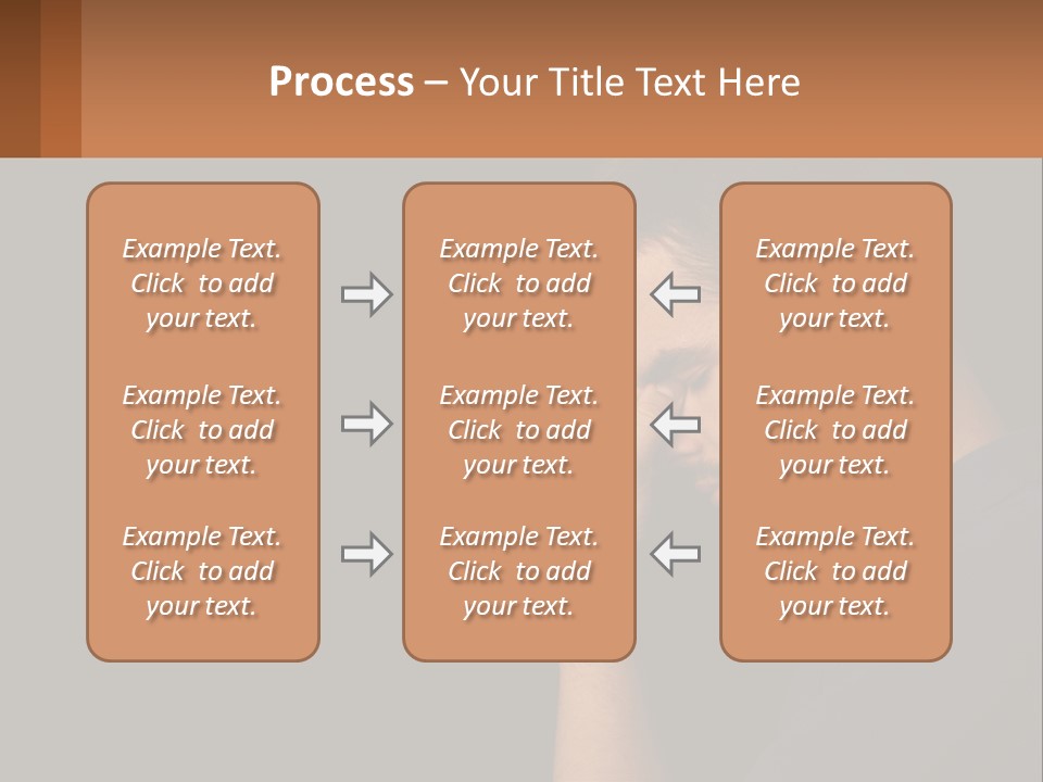 A Man Holding His Hand To His Face PowerPoint Template
