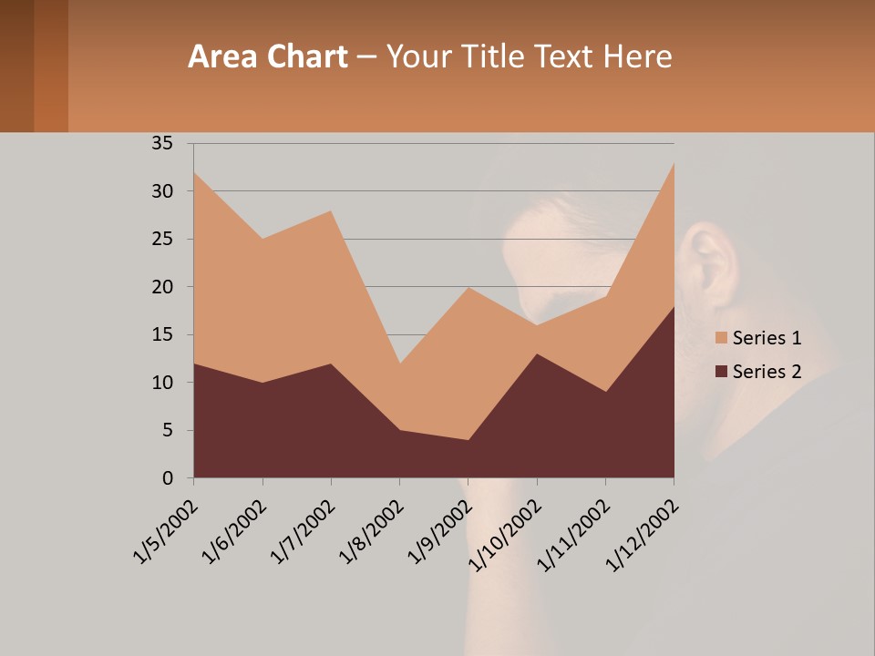A Man Holding His Hand To His Face PowerPoint Template