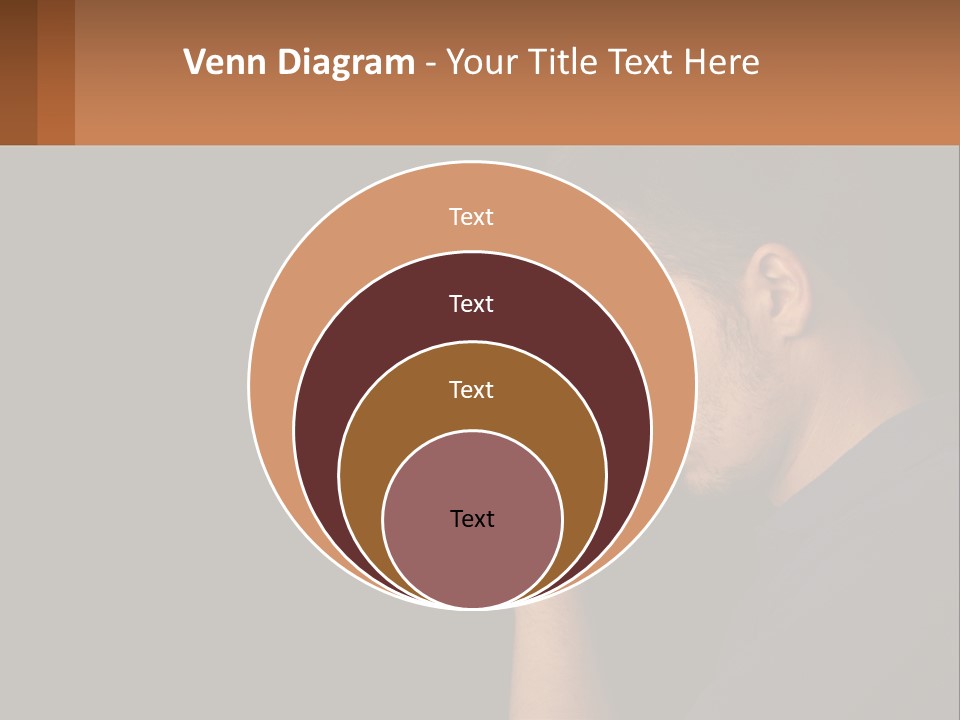 A Man Holding His Hand To His Face PowerPoint Template