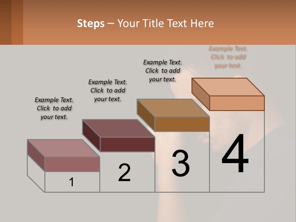 A Man Holding His Hand To His Face PowerPoint Template