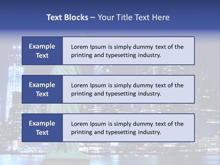 The Statue Of Liberty In New York City At Night PowerPoint Template