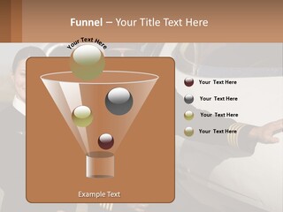 A Man And A Woman Standing In Front Of A Plane PowerPoint Template