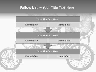 Two Bears Riding On A Bicycle With A Silver Background PowerPoint Template
