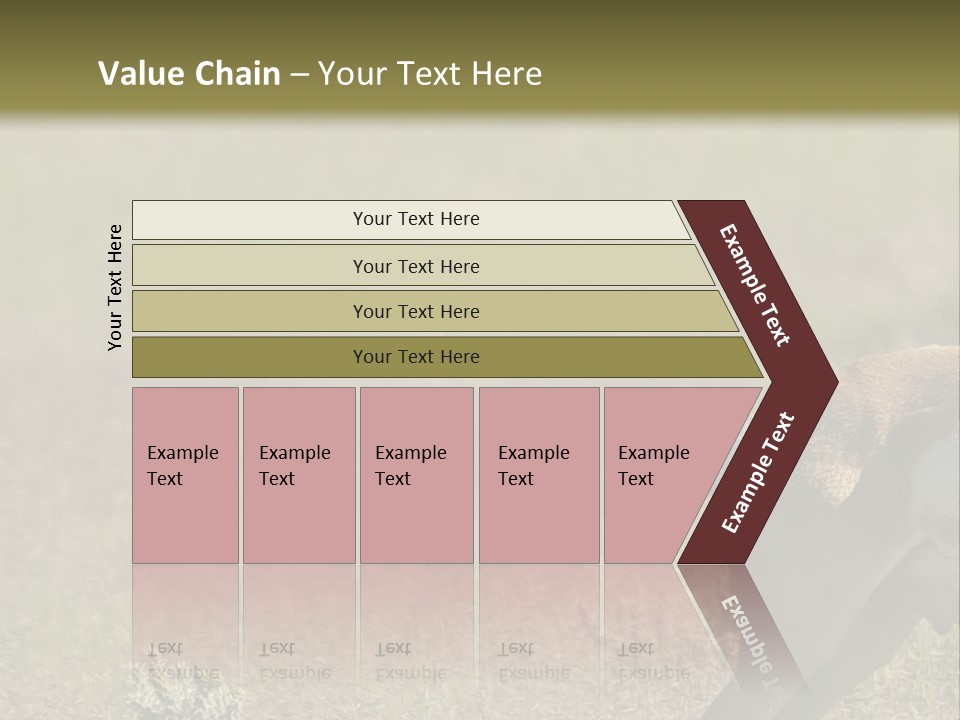 A Gazelle Standing In The Middle Of A Field PowerPoint Template