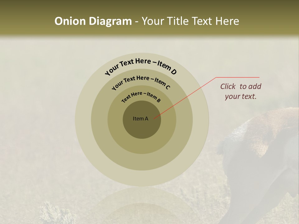 A Gazelle Standing In The Middle Of A Field PowerPoint Template