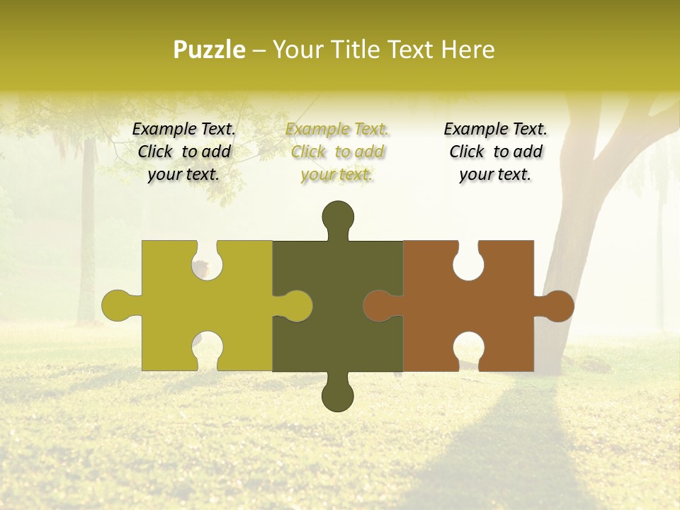 A Group Of Children Playing In A Park PowerPoint Template