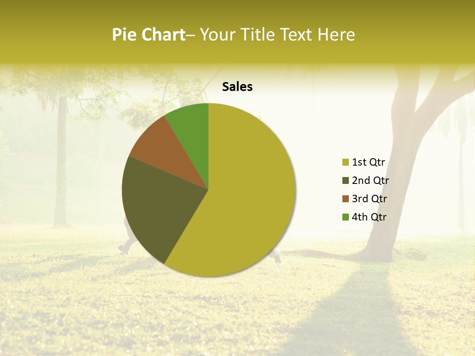 A Group Of Children Playing In A Park PowerPoint Template