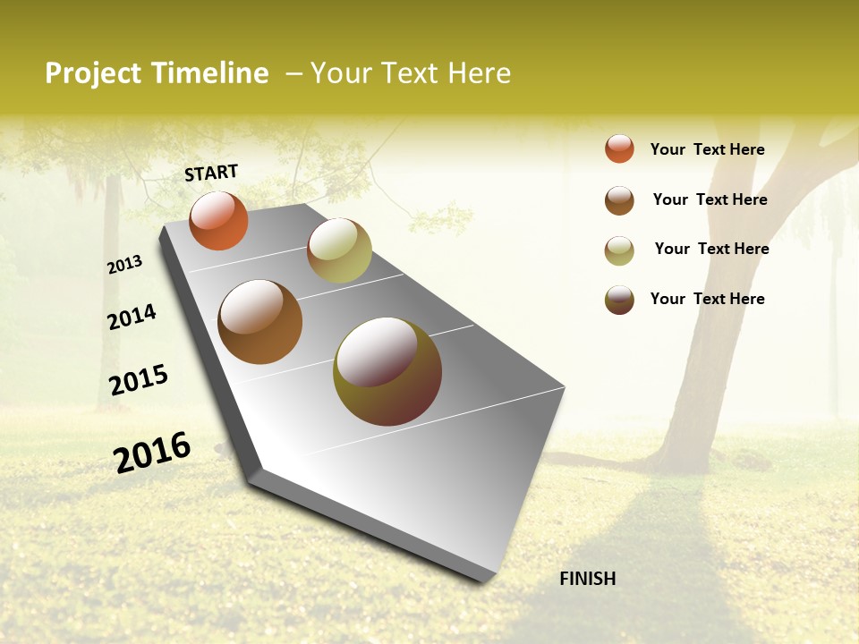 A Group Of Children Playing In A Park PowerPoint Template