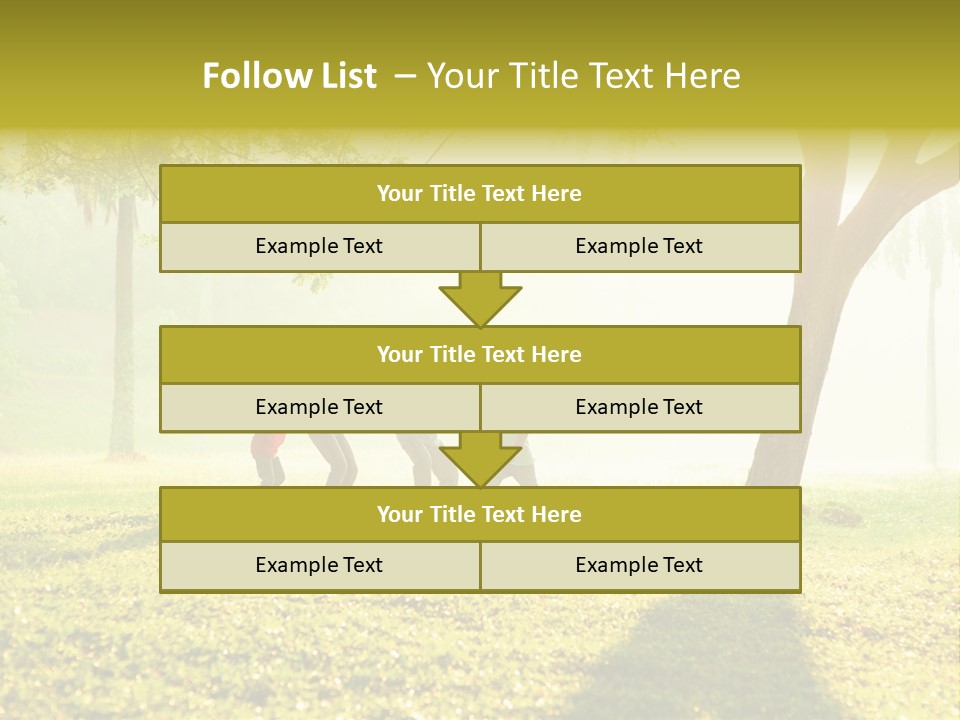 A Group Of Children Playing In A Park PowerPoint Template