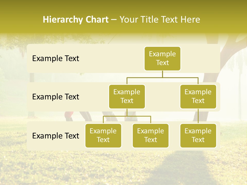A Group Of Children Playing In A Park PowerPoint Template