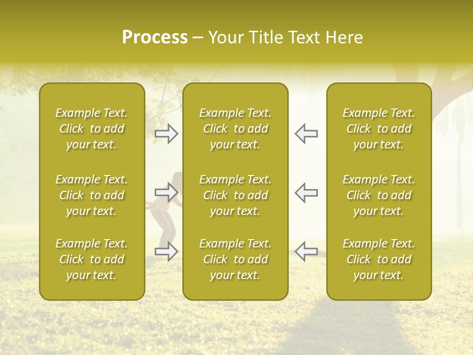 A Group Of Children Playing In A Park PowerPoint Template