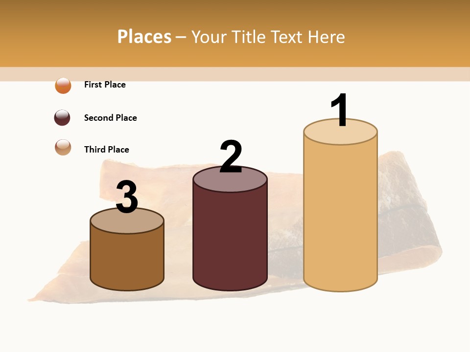 A Piece Of Bread With A Bite Taken Out Of It PowerPoint Template