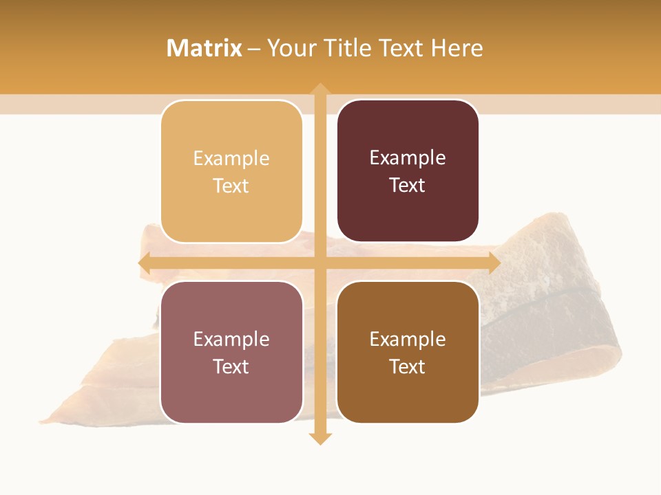 A Piece Of Bread With A Bite Taken Out Of It PowerPoint Template