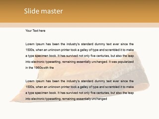 A Piece Of Bread With A Bite Taken Out Of It PowerPoint Template