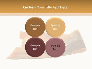 A Piece Of Bread With A Bite Taken Out Of It PowerPoint Template