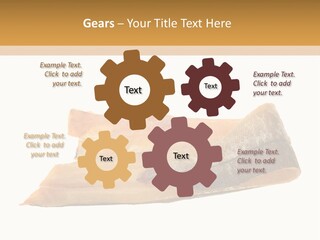 A Piece Of Bread With A Bite Taken Out Of It PowerPoint Template