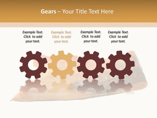 A Piece Of Bread With A Bite Taken Out Of It PowerPoint Template