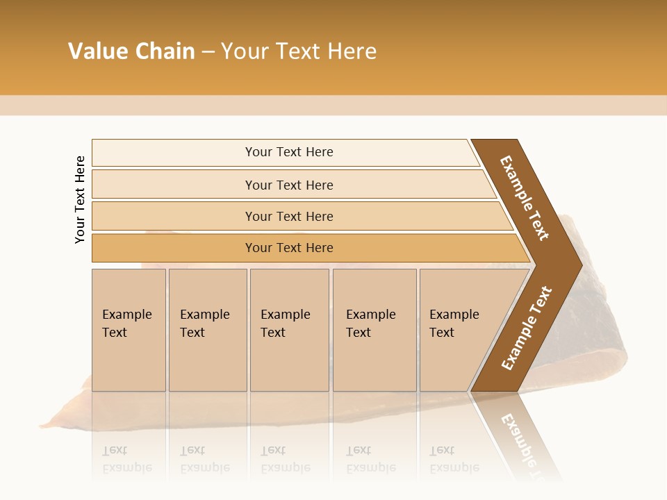 A Piece Of Bread With A Bite Taken Out Of It PowerPoint Template