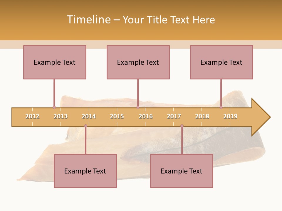 A Piece Of Bread With A Bite Taken Out Of It PowerPoint Template