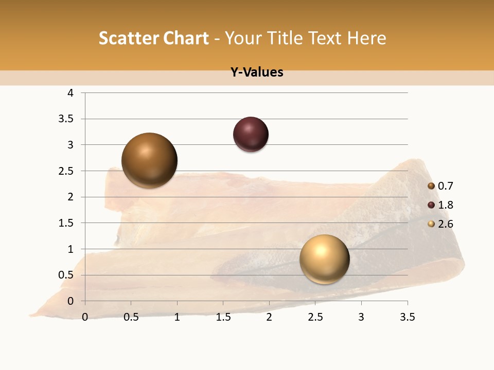 A Piece Of Bread With A Bite Taken Out Of It PowerPoint Template