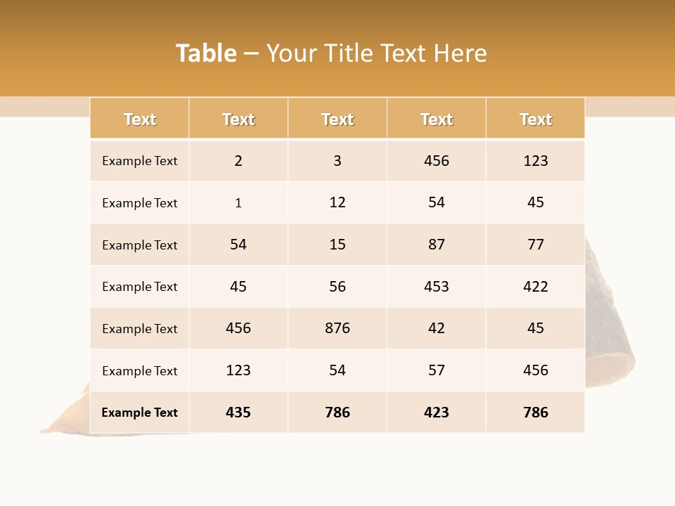 A Piece Of Bread With A Bite Taken Out Of It PowerPoint Template