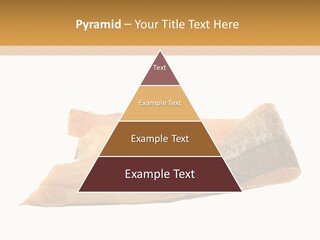 A Piece Of Bread With A Bite Taken Out Of It PowerPoint Template