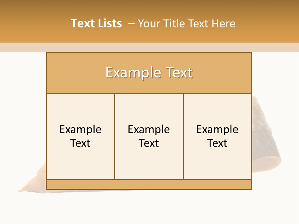 A Piece Of Bread With A Bite Taken Out Of It PowerPoint Template