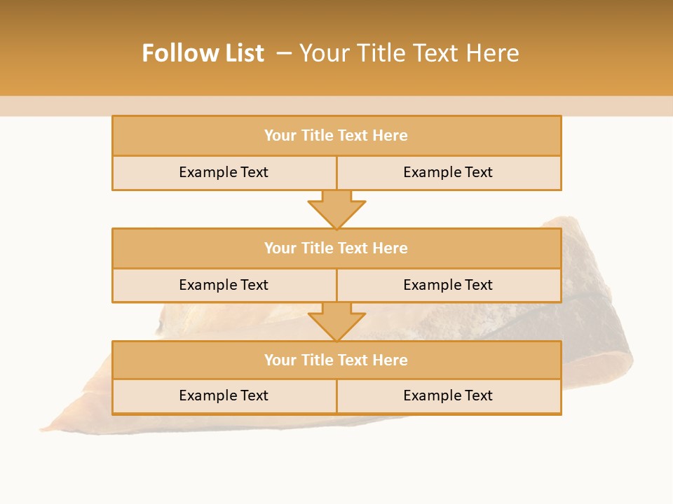 A Piece Of Bread With A Bite Taken Out Of It PowerPoint Template