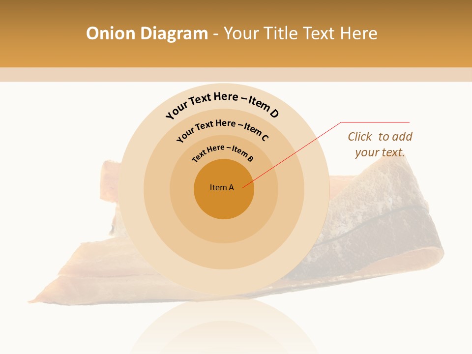 A Piece Of Bread With A Bite Taken Out Of It PowerPoint Template