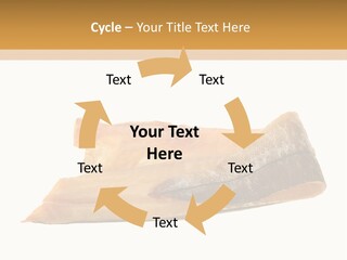 A Piece Of Bread With A Bite Taken Out Of It PowerPoint Template