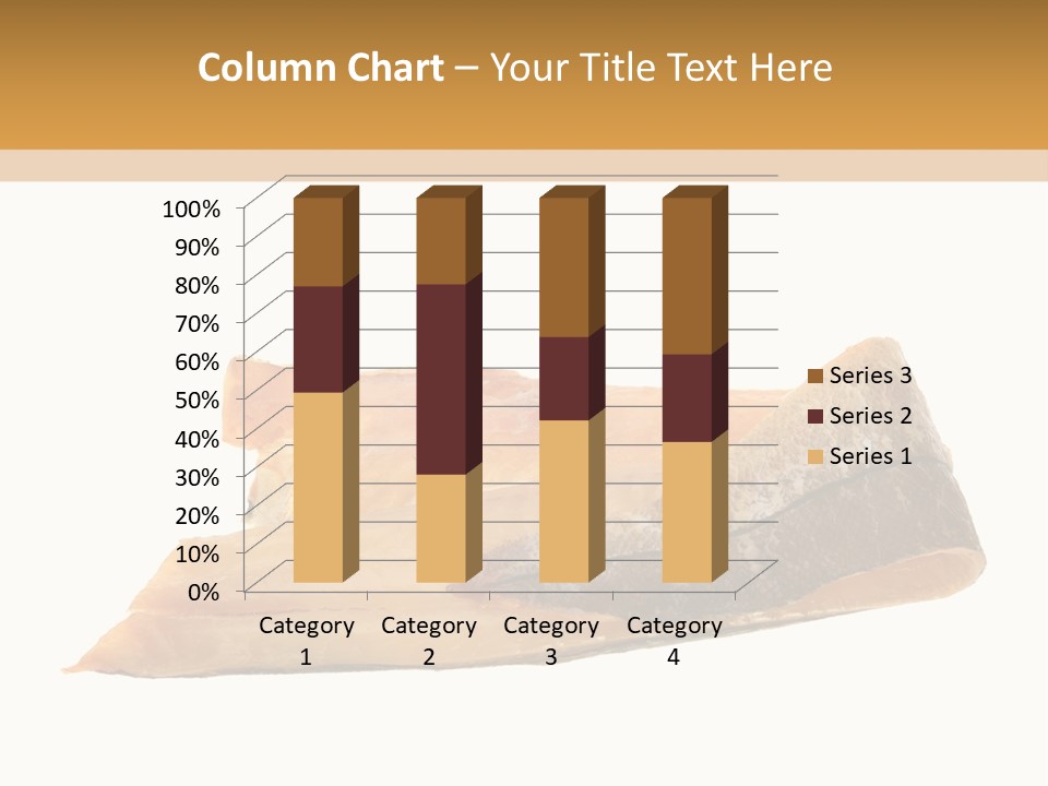 A Piece Of Bread With A Bite Taken Out Of It PowerPoint Template