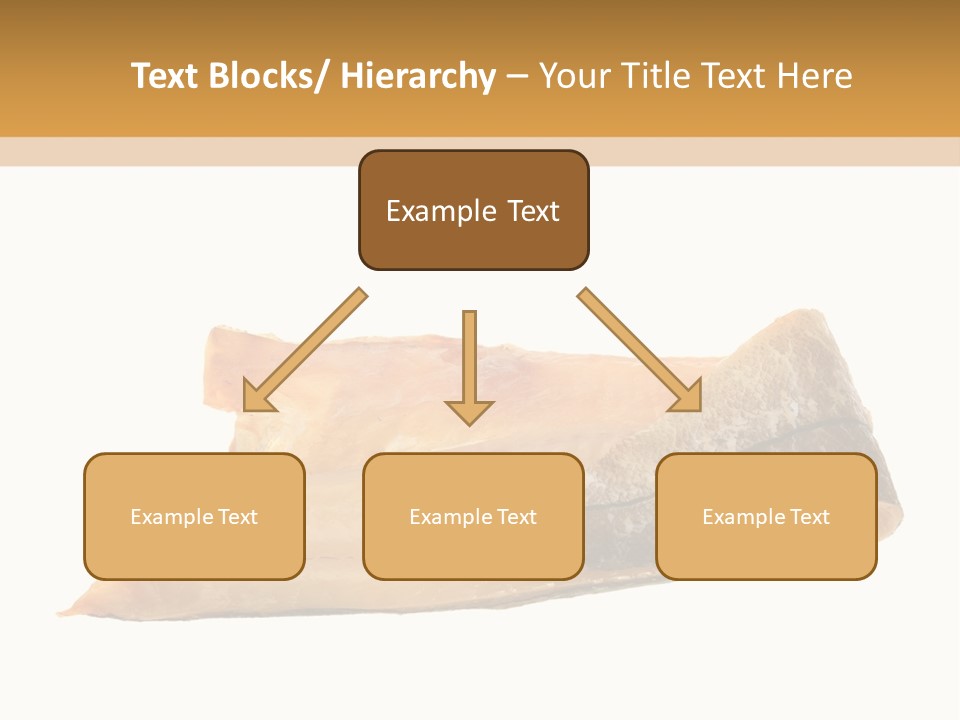 A Piece Of Bread With A Bite Taken Out Of It PowerPoint Template