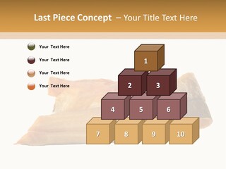 A Piece Of Bread With A Bite Taken Out Of It PowerPoint Template