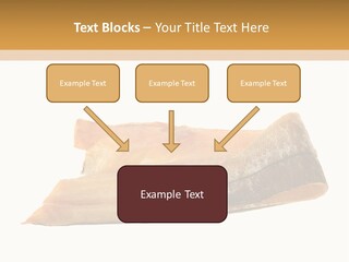 A Piece Of Bread With A Bite Taken Out Of It PowerPoint Template