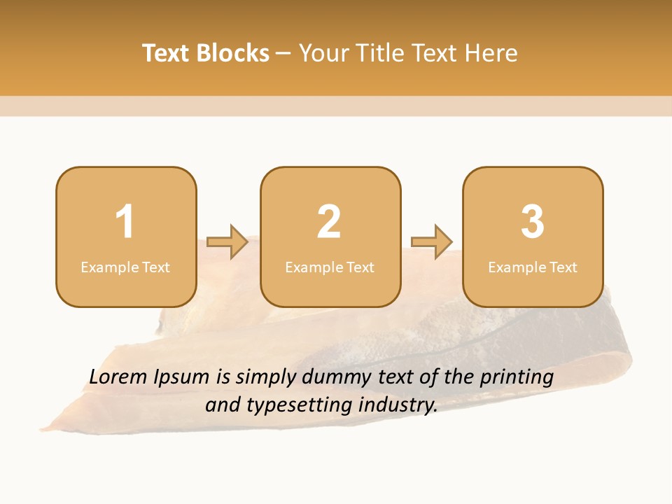 A Piece Of Bread With A Bite Taken Out Of It PowerPoint Template