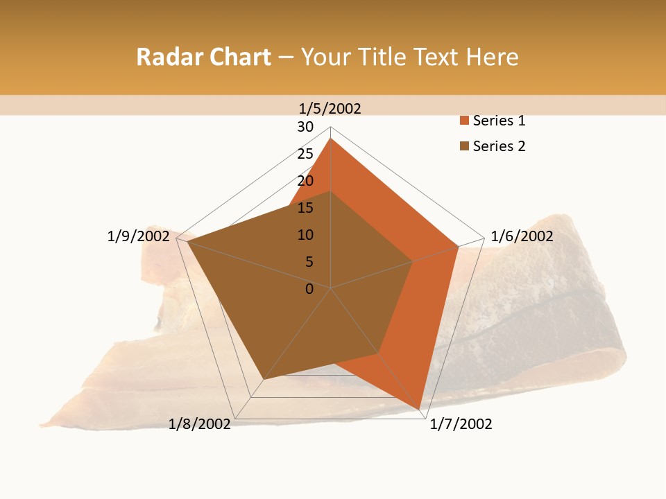 A Piece Of Bread With A Bite Taken Out Of It PowerPoint Template