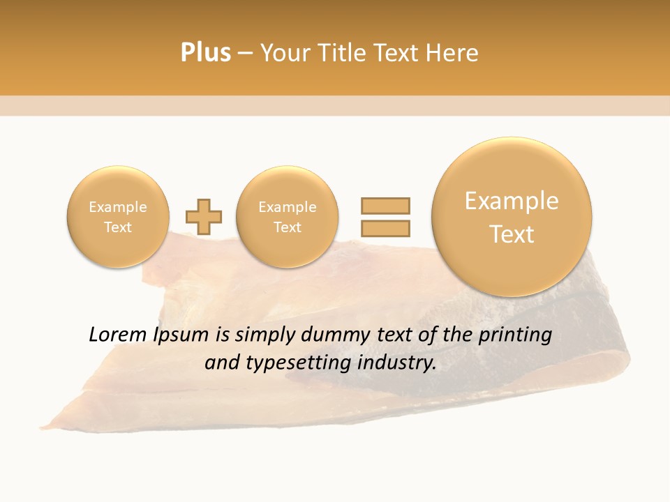 A Piece Of Bread With A Bite Taken Out Of It PowerPoint Template