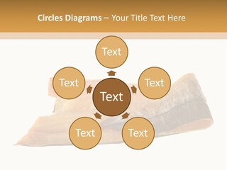 A Piece Of Bread With A Bite Taken Out Of It PowerPoint Template